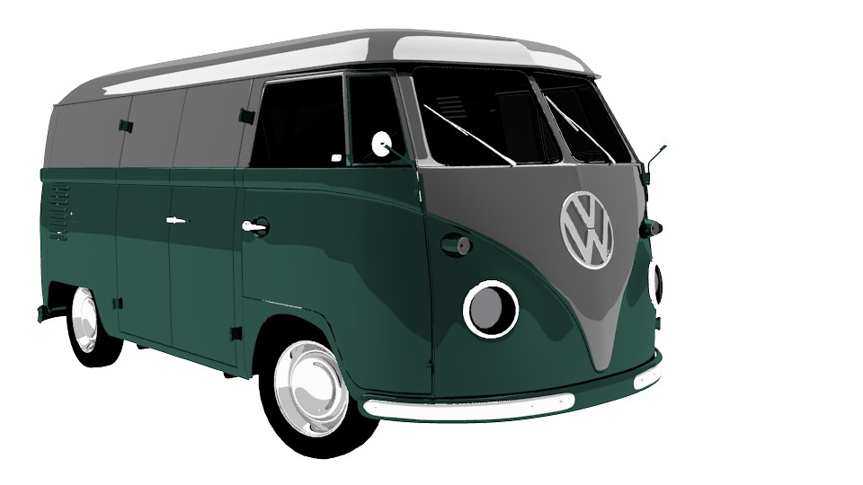 VW-T1 rigged preview image 1
